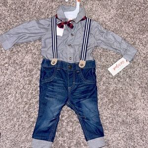 Cat and jack 3 piece set size 6-9 months